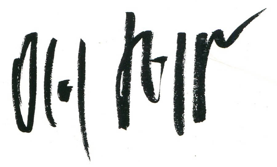 Unterschrift Olaf Hoppe